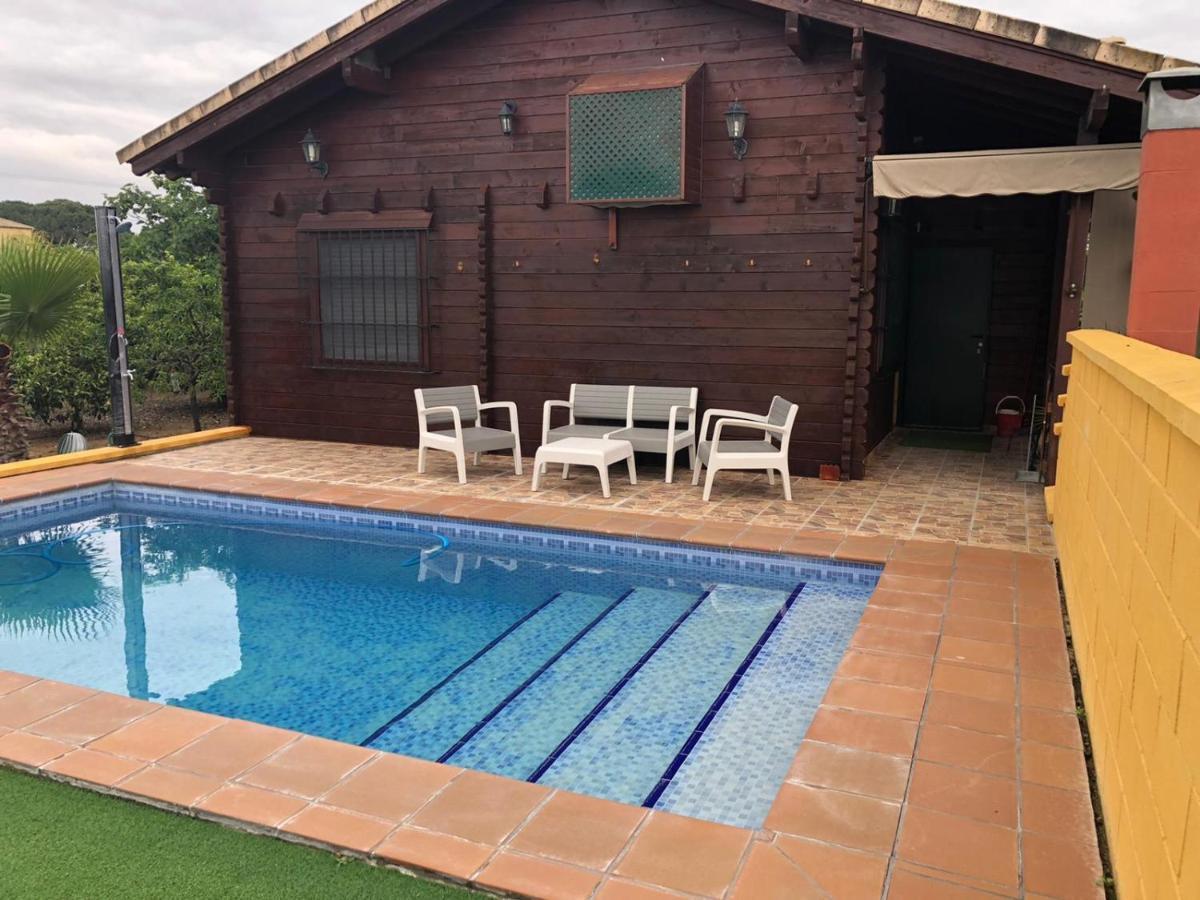 Casa De Madera El Oasis El Palomar Villa Sevilla Exteriör bild